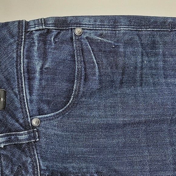 LC Lauren Conrad Womens Dark Wash Straight Leg Jeans Size 8 - Picture 8 of 13